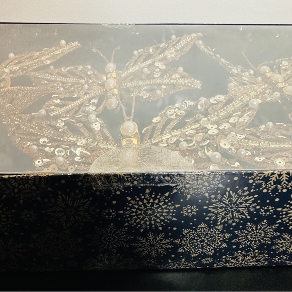 RACHEL Rachel Roy Gold-Colored Butterfly Tree Clip Ornaments NEW! - Picture 5 of 9